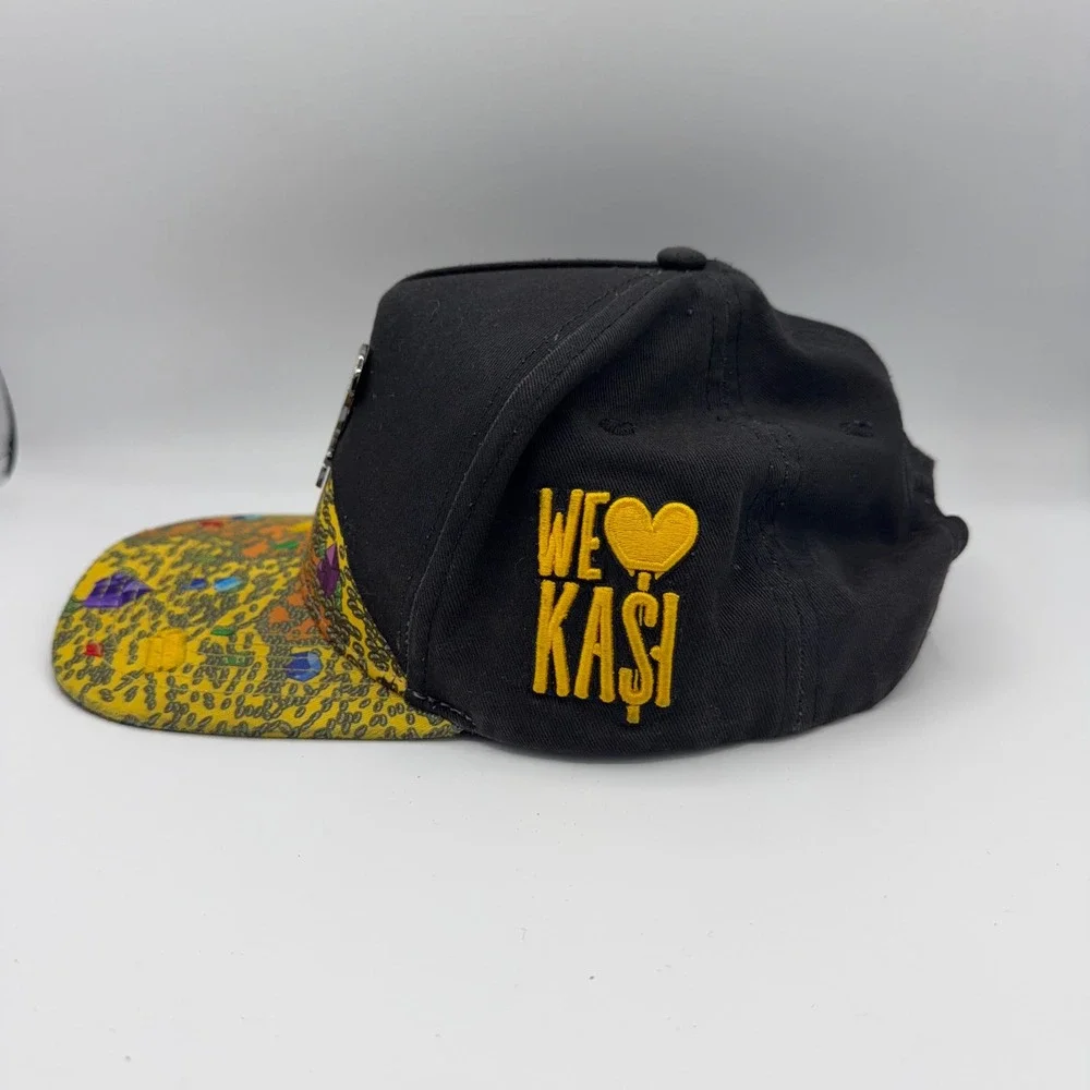 Mr. Kasi Snapback Hat Mens OSFA Scrooge McDuck Enamel Pin Money Time To Win Cap